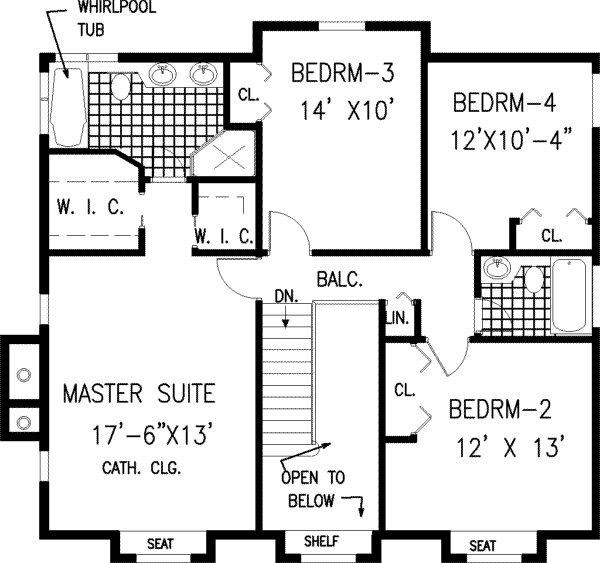 upper floor house blueprint