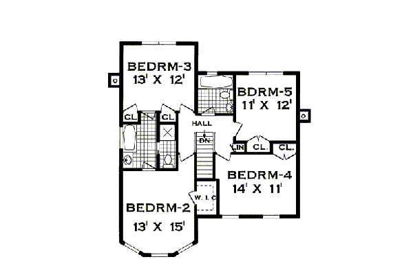 upper floor house blueprint