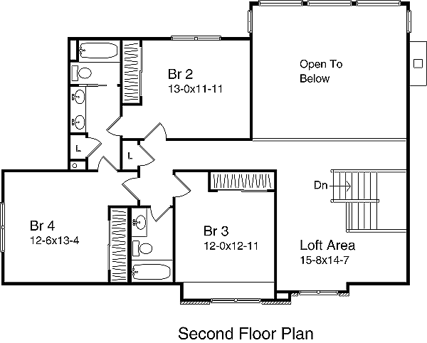 upper floor house blueprint