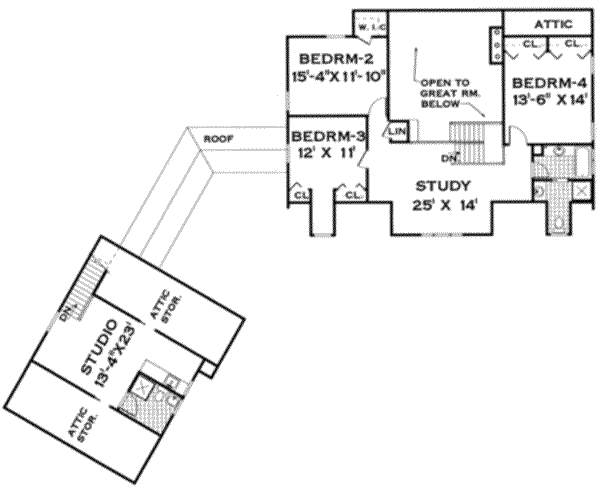 upper floor house blueprint