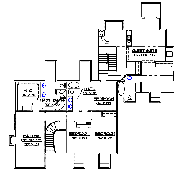 upper floor house blueprint