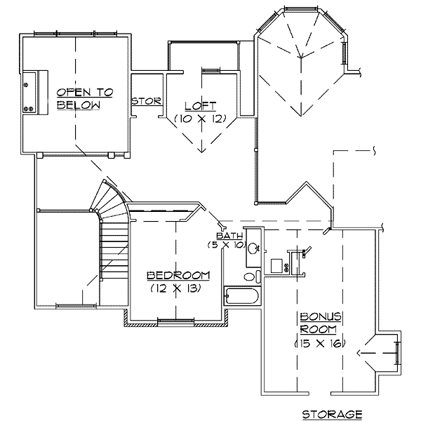 upper floor house blueprint