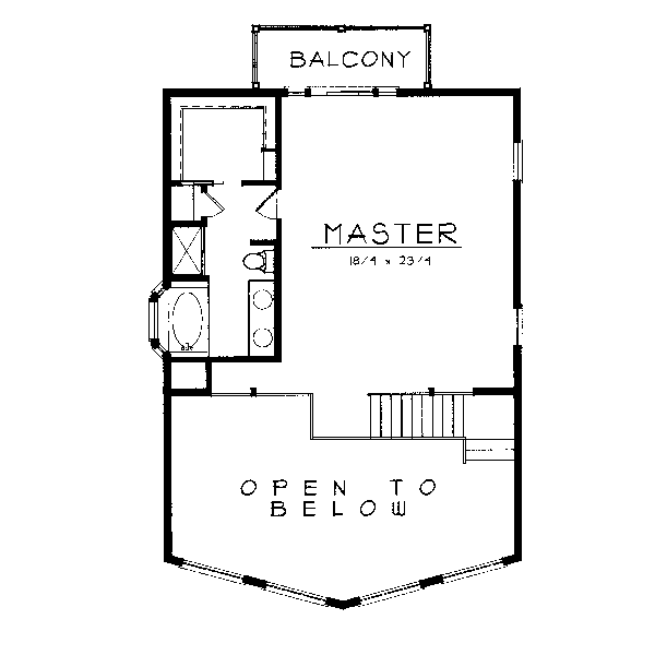 upper floor house blueprint