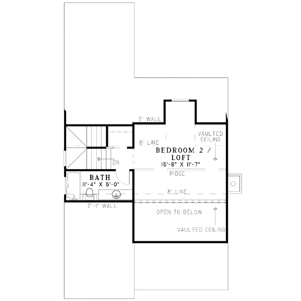 upper floor house blueprint