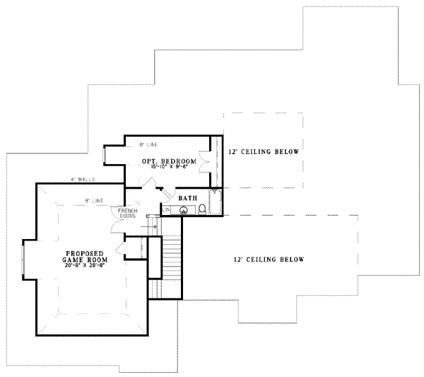 upper floor house blueprint