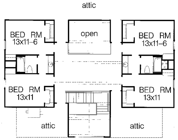 upper floor house blueprint