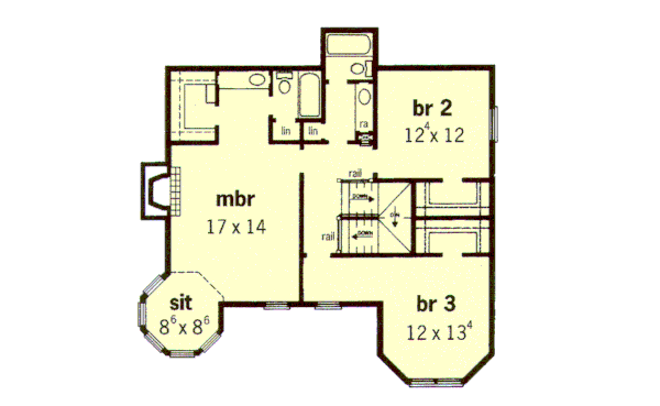 upper floor house blueprint