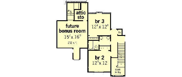 upper floor house blueprint
