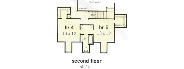 upper floor house blueprint