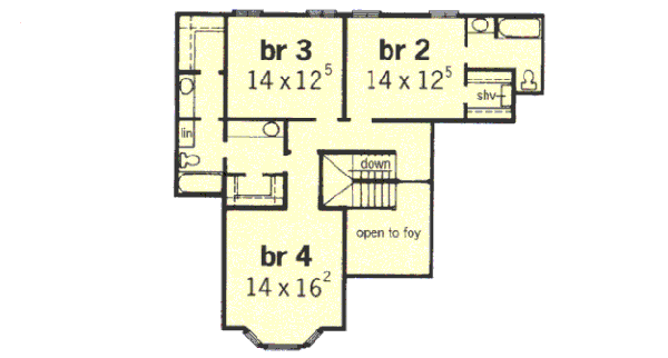upper floor house blueprint