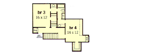 upper floor house blueprint