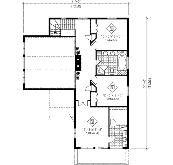 upper floor house blueprint