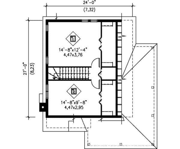 upper floor house blueprint