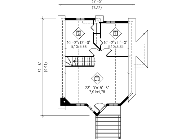 upper floor house blueprint