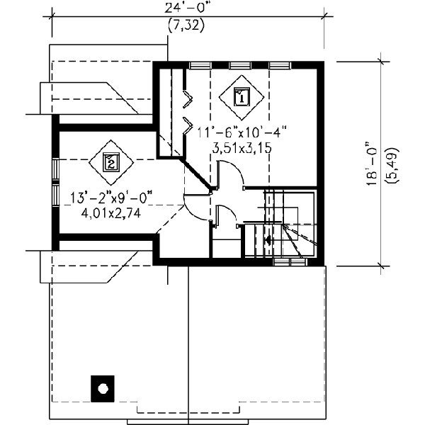 upper floor house blueprint