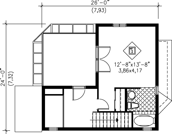 upper floor house blueprint