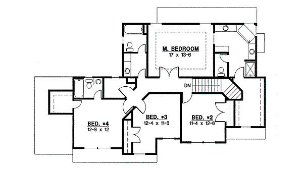 upper floor house blueprint