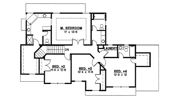 upper floor house blueprint
