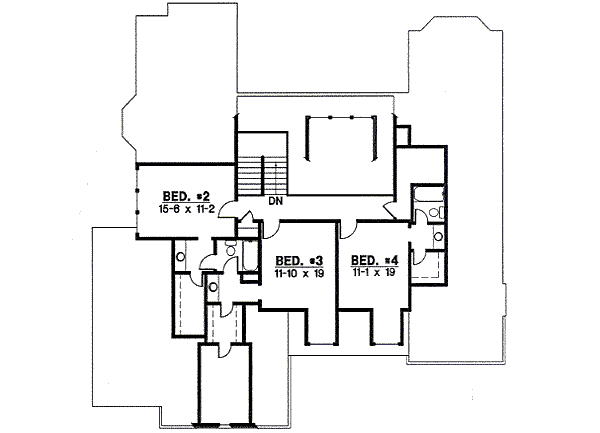 upper floor house blueprint