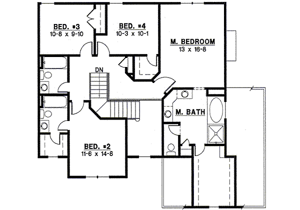 upper floor house blueprint