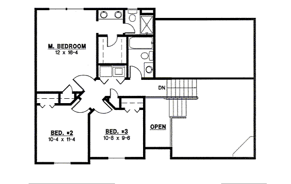 upper floor house blueprint