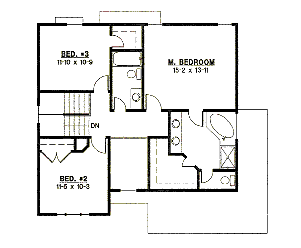 upper floor house blueprint