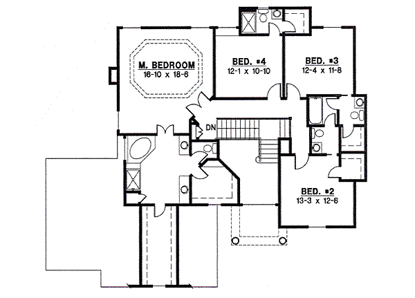 upper floor house blueprint