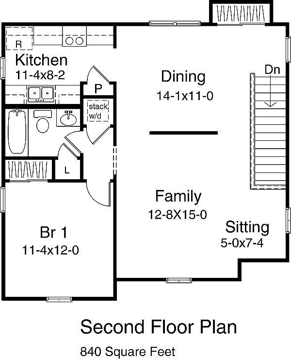 upper floor house blueprint