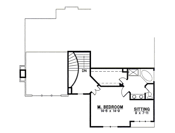 upper floor house blueprint