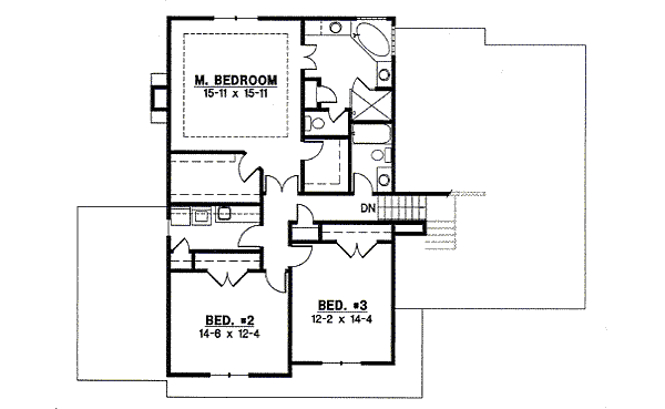upper floor house blueprint