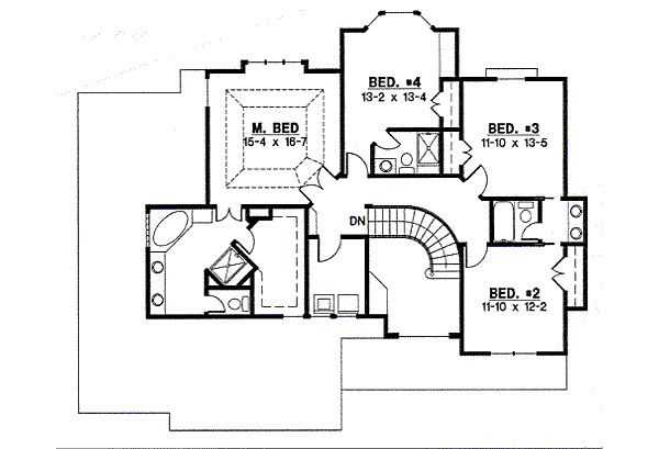 upper floor house blueprint