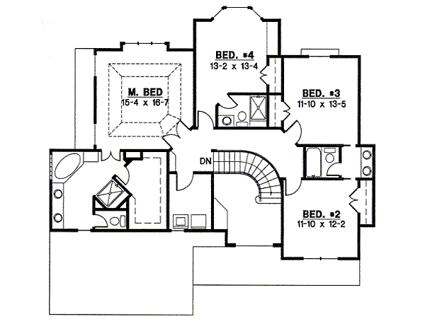 upper floor house blueprint