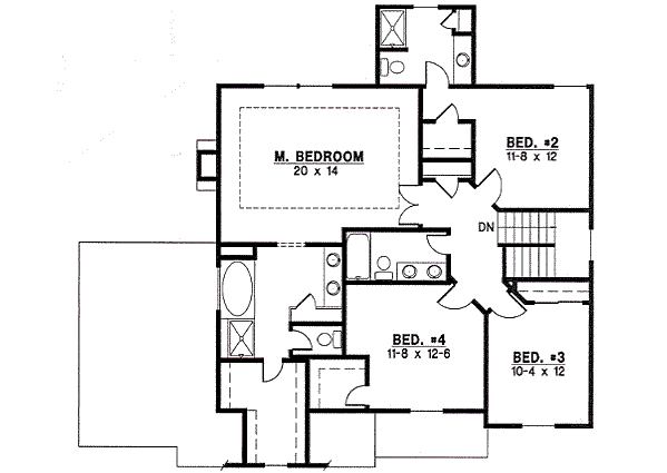 upper floor house blueprint