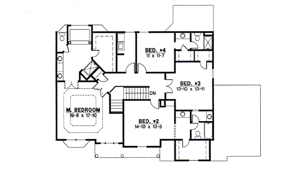 upper floor house blueprint