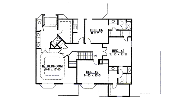 upper floor house blueprint