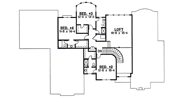 upper floor house blueprint