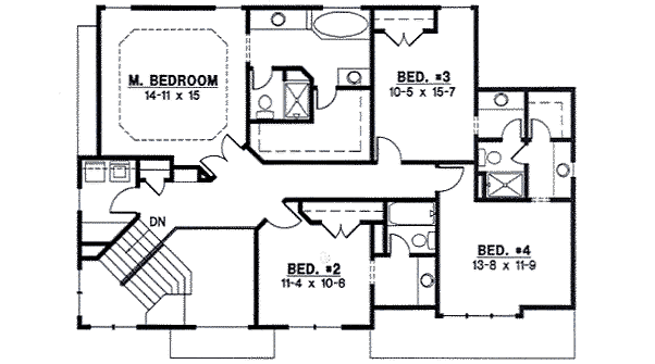upper floor house blueprint