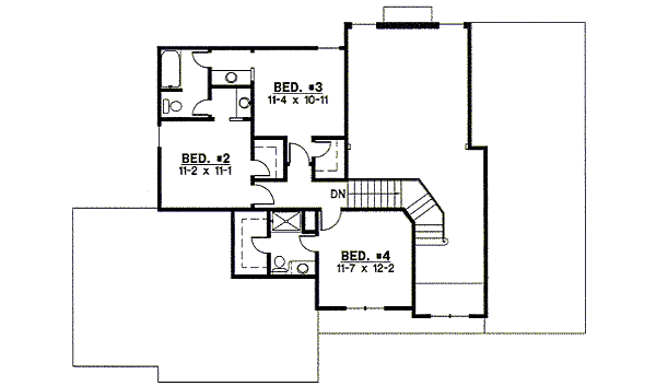 upper floor house blueprint