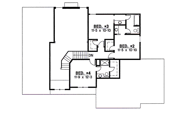 upper floor house blueprint
