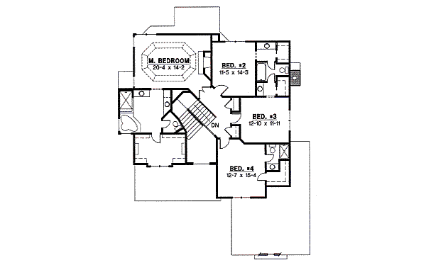 upper floor house blueprint