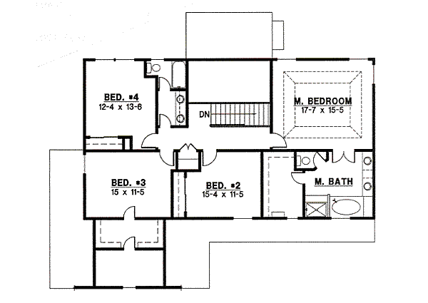 upper floor house blueprint