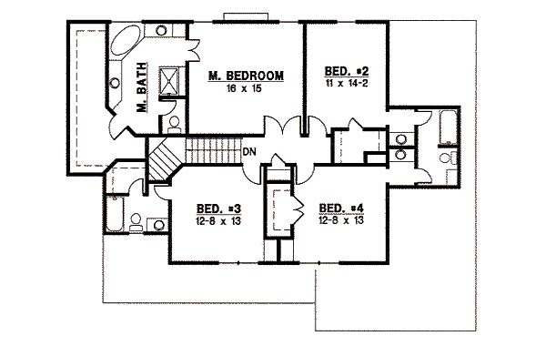 upper floor house blueprint