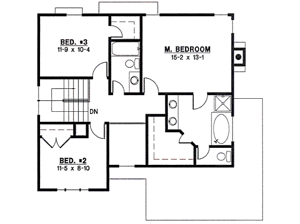 upper floor house blueprint