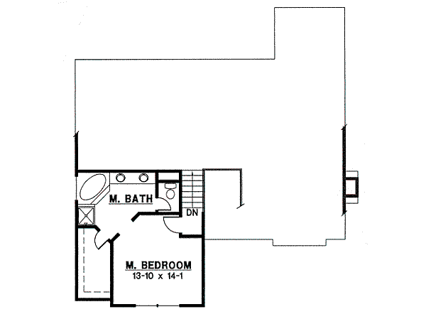 upper floor house blueprint