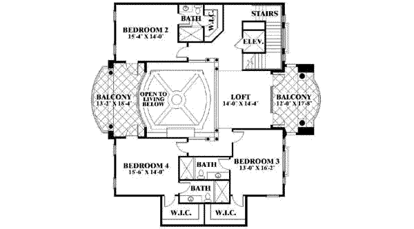 upper floor house blueprint