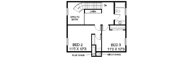 upper floor house blueprint