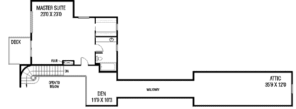 upper floor house blueprint