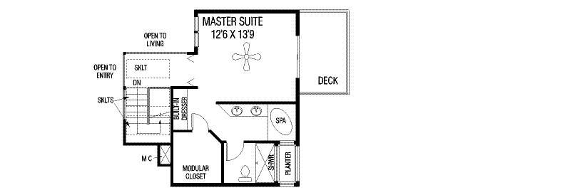 upper floor house blueprint