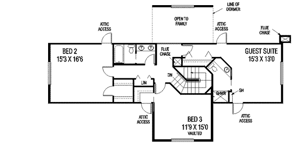 upper floor house blueprint