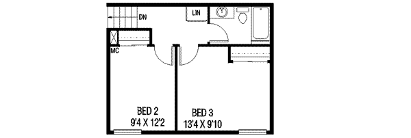upper floor house blueprint
